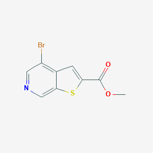 molecular formula C9H6BrNO2S B136364 Methyl 4-bromothieno[2,3-c]pyridine-2-carboxylate CAS No. 145325-40-2