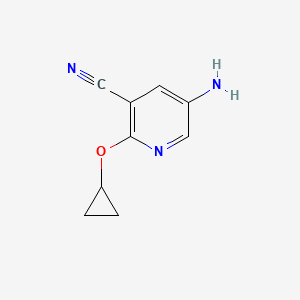 5-Amino-2-cyclopropoxynicotinonitrile