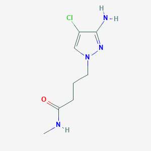 4-(3-Amino-4-chloro-1h-pyrazol-1-yl)-N-methylbutanamide