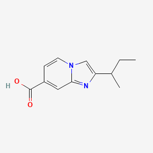 2-(Sec-butyl)imidazo[1,2-a]pyridine-7-carboxylic acid