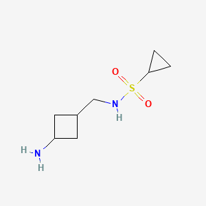 n-((3-Aminocyclobutyl)methyl)cyclopropanesulfonamide