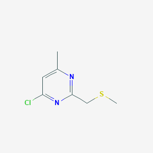 4-Chloro-6-methyl-2-[(methylsulfanyl)methyl]pyrimidine