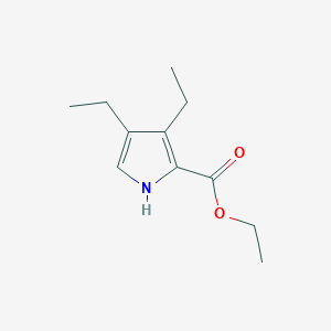 molecular formula C11H17NO2 B1363646 3,4-二乙基-1H-吡咯-2-羧酸乙酯 CAS No. 97336-41-9