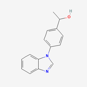 1-[4-(1H-1,3-benzodiazol-1-yl)phenyl]ethan-1-ol