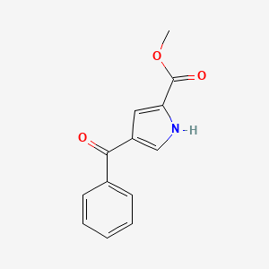 molecular formula C13H11NO3 B1363651 4-苯甲酰-1H-吡咯-2-甲酸甲酯 CAS No. 34628-36-9