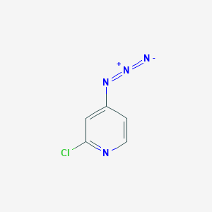 molecular formula C5H3ClN4 B13636512 4-Azido-2-chloropyridine CAS No. 1992781-94-8