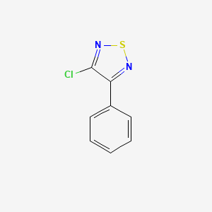 molecular formula C8H5ClN2S B1363652 3-氯-4-苯基-1,2,5-噻二唑 CAS No. 5728-14-3