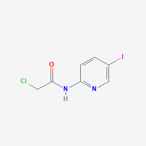 molecular formula C7H6ClIN2O B1363657 2-氯-N-(5-碘-2-吡啶基)乙酰胺 CAS No. 343373-23-9