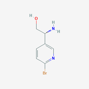 (R)-2-Amino-2-(6-bromopyridin-3-yl)ethan-1-ol