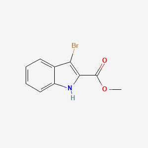 molecular formula C10H8BrNO2 B1363660 3-溴-1H-吲哚-2-甲酸甲酯 CAS No. 220664-31-3