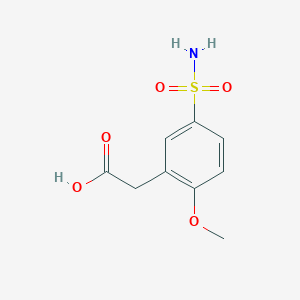 2-(2-Methoxy-5-sulfamoylphenyl)acetic acid