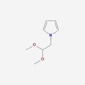 molecular formula C8H13NO2 B1363663 1-(2,2-Dimethoxyethyl)-1H-pyrrole CAS No. 93217-61-9