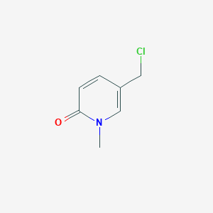 molecular formula C7H8ClNO B13636649 5-(chloroMethyl)-1-Methylpyridin-2(1H)-one 