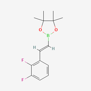 2-(2,3-Difluorostyryl)-4,4,5,5-tetramethyl-1,3,2-dioxaborolane