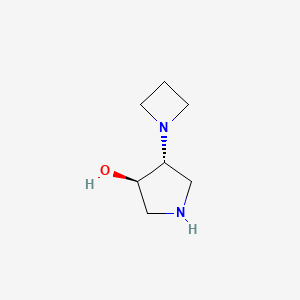 (3R,4R)-4-(azetidin-1-yl)pyrrolidin-3-ol