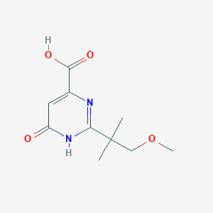 1,6-Dihydro-2-(2-methoxy-1,1-dimethylethyl)-6-oxo-4-pyrimidinecarboxylic acid