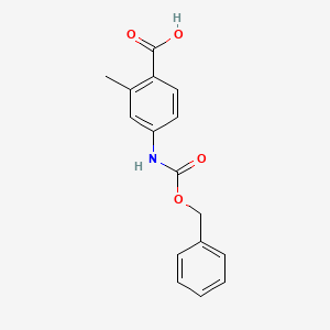 4-(((Benzyloxy)carbonyl)amino)-2-methylbenzoic acid