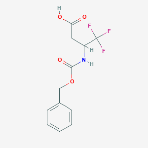 3-{[(Benzyloxy)carbonyl]amino}-4,4,4-trifluorobutanoicacid