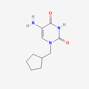 5-Amino-1-(cyclopentylmethyl)pyrimidine-2,4(1h,3h)-dione