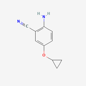 2-Amino-5-cyclopropoxybenzonitrile