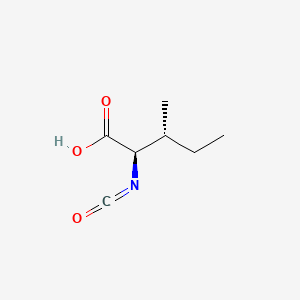 molecular formula C7H11NO3 B13636817 (2R,3R)-2-isocyanato-3-methylpentanoic acid 