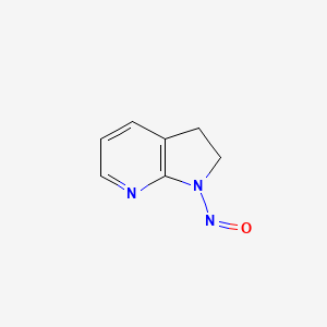 1-nitroso-1H,2H,3H-pyrrolo[2,3-b]pyridine