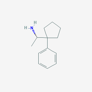 (1S)-1-(1-phenylcyclopentyl)ethan-1-amine