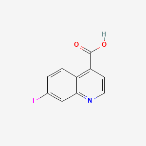 molecular formula C10H6INO2 B13636901 7-Iodoquinoline-4-carboxylic acid 