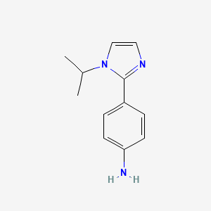 4-(1-Isopropyl-1h-imidazol-2-yl)aniline