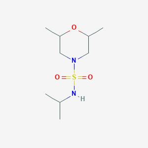 molecular formula C9H20N2O3S B13636910 n-Isopropyl-2,6-dimethylmorpholine-4-sulfonamide 