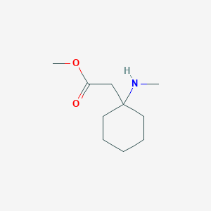 Methyl 2-(1-(methylamino)cyclohexyl)acetate