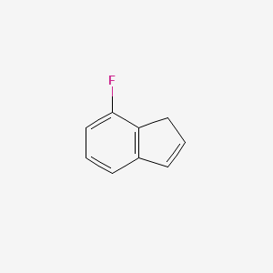 molecular formula C9H7F B13636942 7-Fluoro-1H-indene CAS No. 52085-93-5