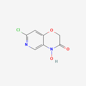 7-chloro-4-hydroxy-2H,3H,4H-pyrido[4,3-b][1,4]oxazin-3-one