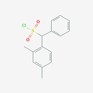 (2,4-Dimethylphenyl)(phenyl)methanesulfonyl chloride