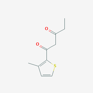 1-(3-Methylthiophen-2-yl)pentane-1,3-dione