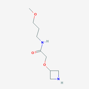 2-(azetidin-3-yloxy)-N-(3-methoxypropyl)acetamide