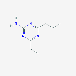 4-Ethyl-6-propyl-1,3,5-triazin-2-amine