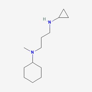 molecular formula C13H26N2 B13637067 n1-Cyclohexyl-n3-cyclopropyl-n1-methylpropane-1,3-diamine 