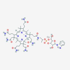 molecular formula C60H84CoN13O14P+ B136371 Co-Dmb-Co CAS No. 143481-69-0