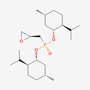 bis[(1R,2S,5R)-2-isopropyl-5-methylcyclohexyl] [(2S)-oxiran-2-ylmethyl]phosphonate