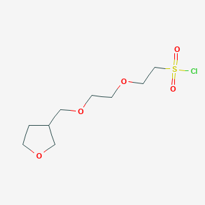 2-(2-((Tetrahydrofuran-3-yl)methoxy)ethoxy)ethane-1-sulfonyl chloride