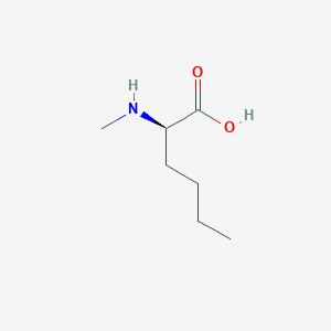 molecular formula C7H15NO2 B13637193 N-methyl-D-norleucine 