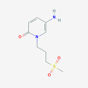 5-Amino-1-(3-(methylsulfonyl)propyl)pyridin-2(1h)-one