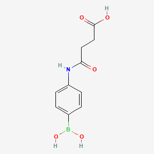 molecular formula C10H12BNO5 B1363727 4-((4-硼苯基)氨基)-4-氧代丁酸 CAS No. 480424-95-1