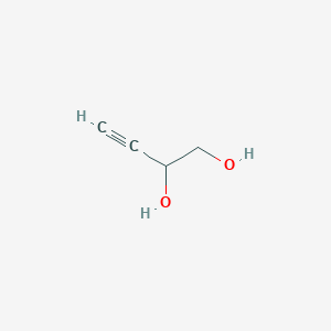 molecular formula C4H6O2 B13637317 But-3-yne-1,2-diol 