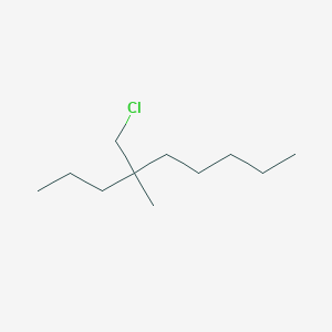 molecular formula C11H23Cl B13637344 4-(Chloromethyl)-4-methylnonane 