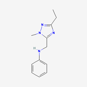 n-((3-Ethyl-1-methyl-1h-1,2,4-triazol-5-yl)methyl)aniline