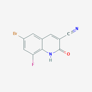 6-Bromo-8-fluoro-2-hydroxyquinoline-3-carbonitrile