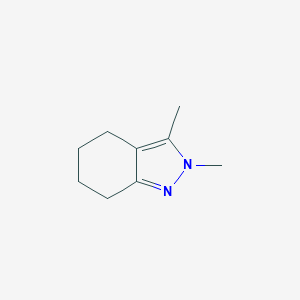 molecular formula C9H14N2 B136374 2,3-Dimethyl-4,5,6,7-tetrahydro-2H-indazole CAS No. 155935-26-5
