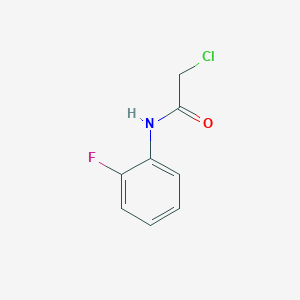 molecular formula C8H7ClFNO B1363741 2-chloro-N-(2-fluorophenyl)acetamide CAS No. 347-66-0